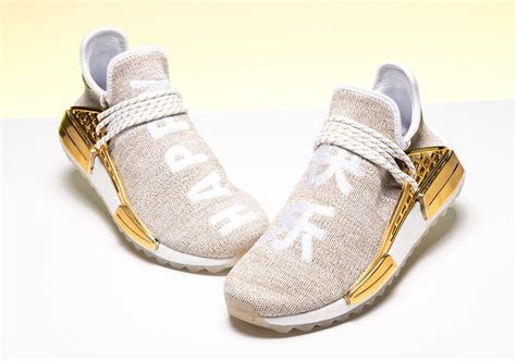 adidas Pharrell NMD HU China Pack Happy (Gold) 